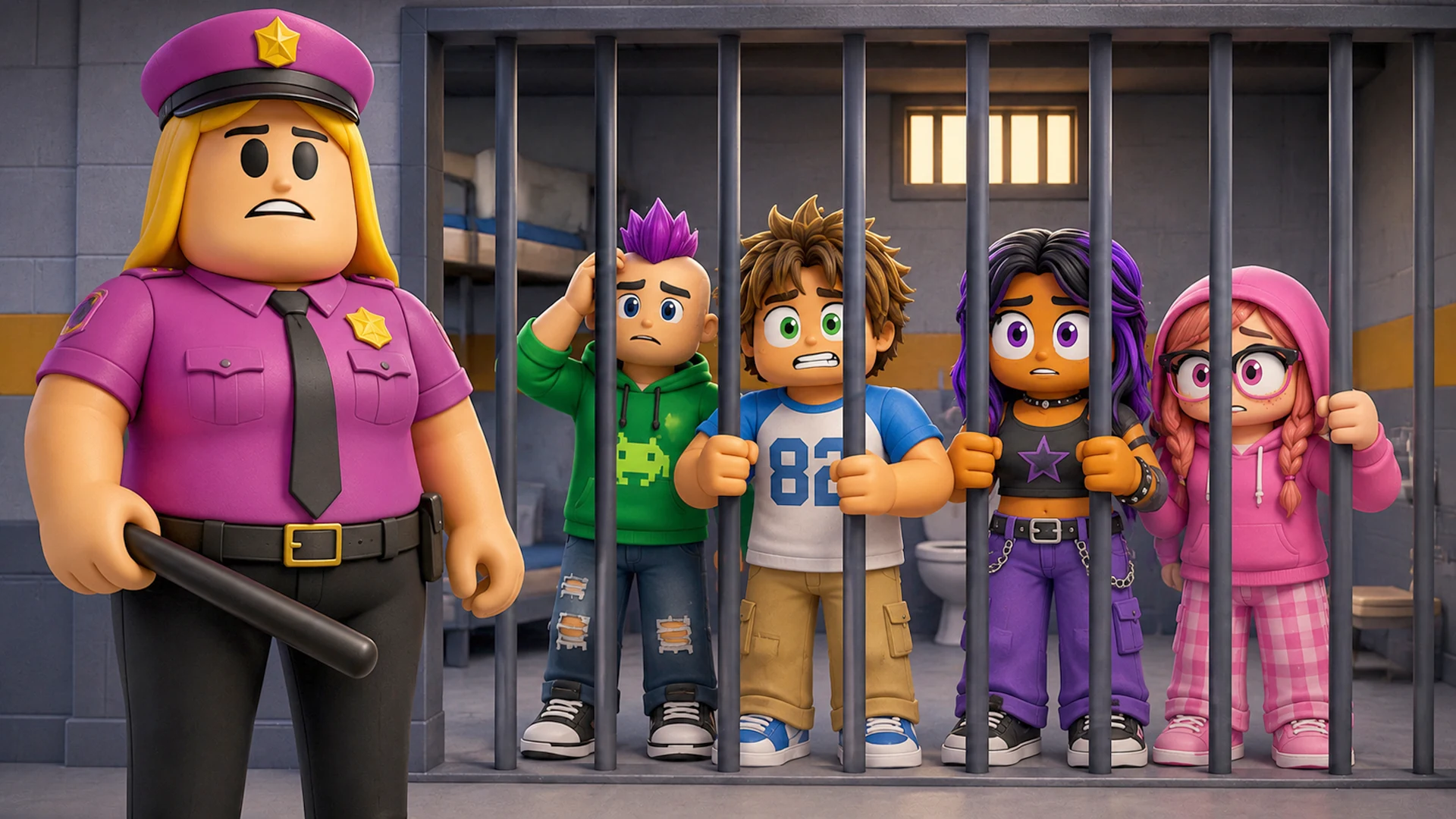 Prison Runner: Obby Escape 3D screenshot